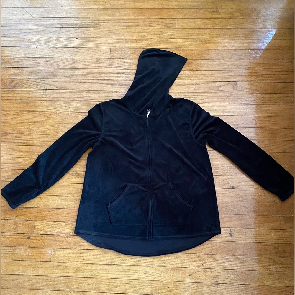 Hue velvet hoodie